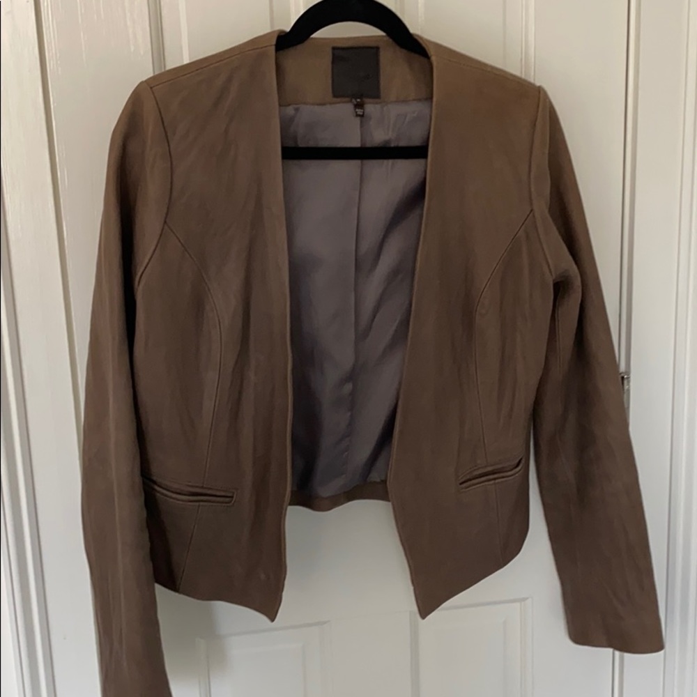 Joie Taupe leather jacket